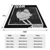 Ivan Alien stage Anime Manga Plush Blankets Boy Girl Flannel Bedding Throws For Home Decor Warm Quality Bedspread