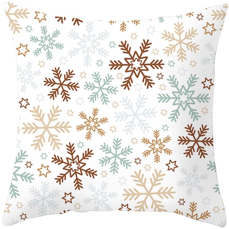 Merry Christmas holiday decoration cushion cover sofa office seat car ornaments bedroom room home  45x45cm
