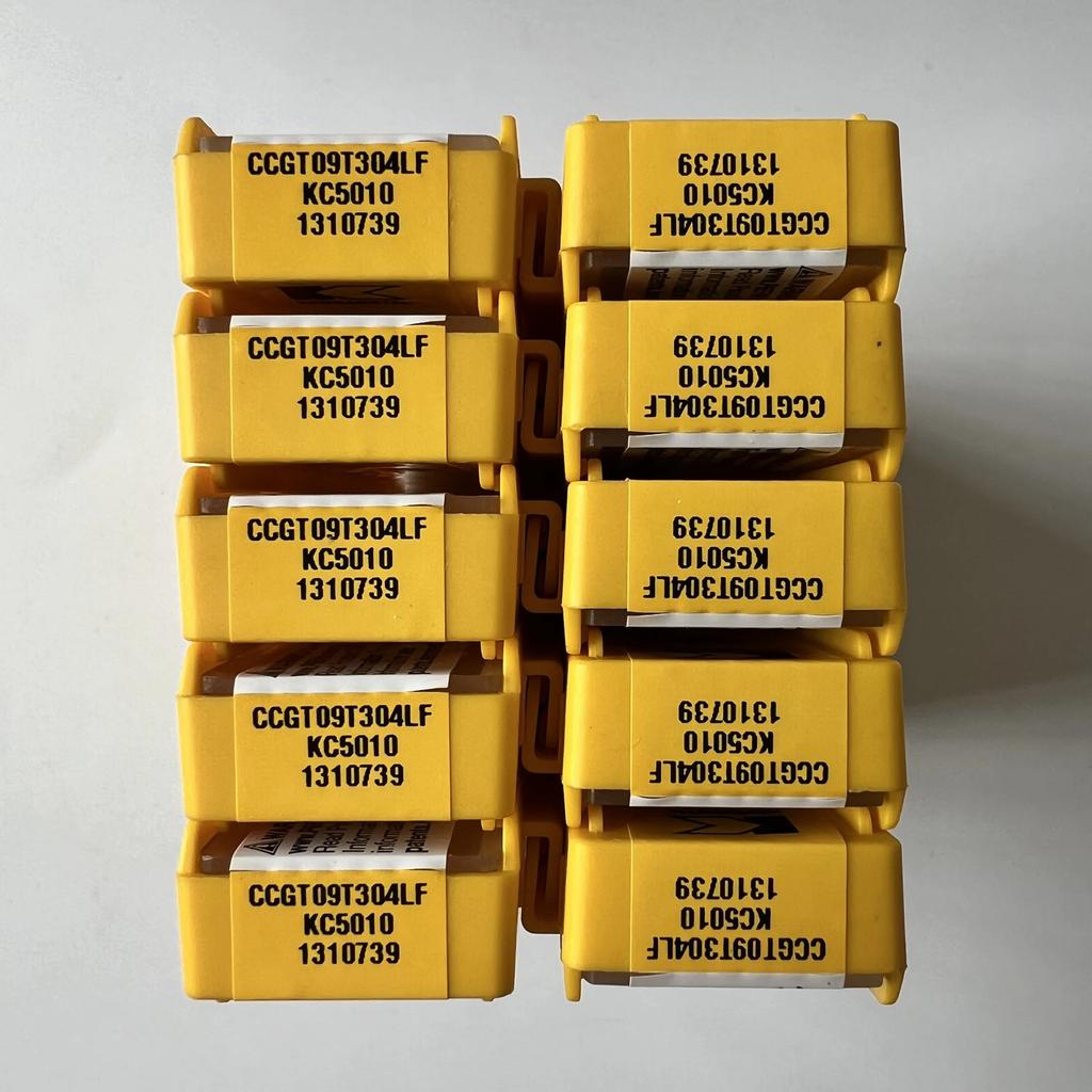 KENNAMETEL / CCGT09T304LF KC5010 / Original Carbide Blade 10 Pcs