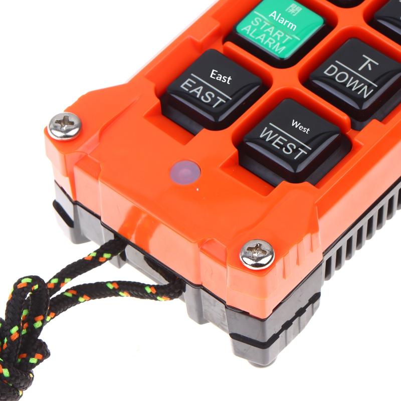 4 Button Key Single Speed Dc 12V-24V Hoist Wireless Industrial Remote Control Ip67 Waterproof Overhead Crane Truck