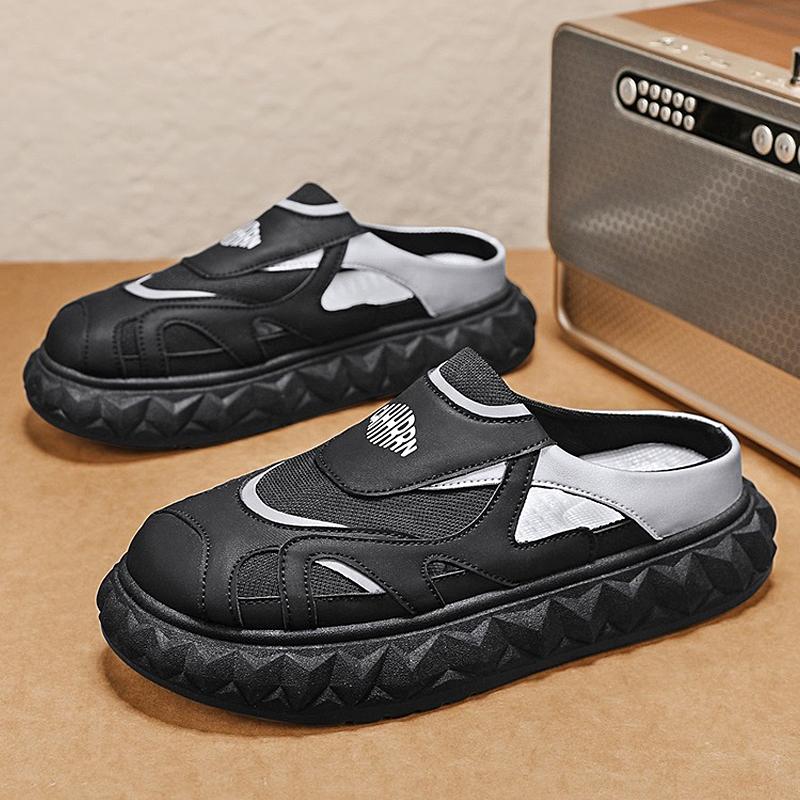 Fashion CYYTL Summer Men Slippers Casual Outdoor Comfort Slides Shoes Breathable Sneakers Walking Hiking Loafers Luxury Designer Fashion