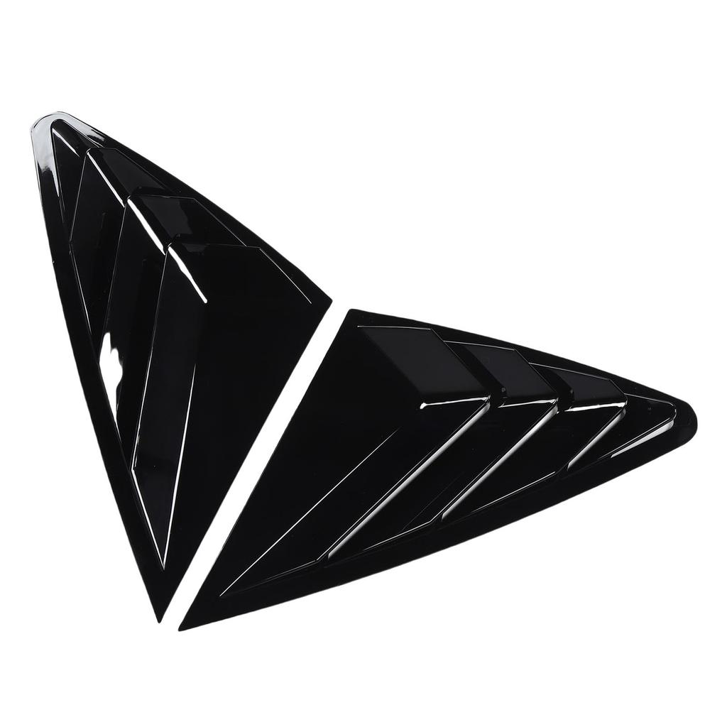 Pair of Rear Side Window Louver Air Vent Left Right Rear Window Shutter Cover Trim Replacement for GLC Coupe C254