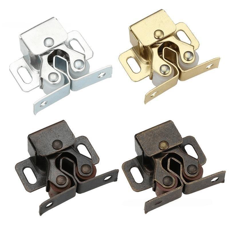 2-10pcs Press Magnet Cabinet Catches Door Stop Closer Stopper Damper Buffer For Wardrobe Hardware Furniture Fittings Accessories