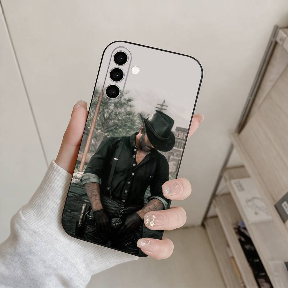 RDR2-Arthur Morgan Phone Case For Samsung Galaxy A73,A72,A71,A70,A53,A52,A51,Others Soft Black Cover