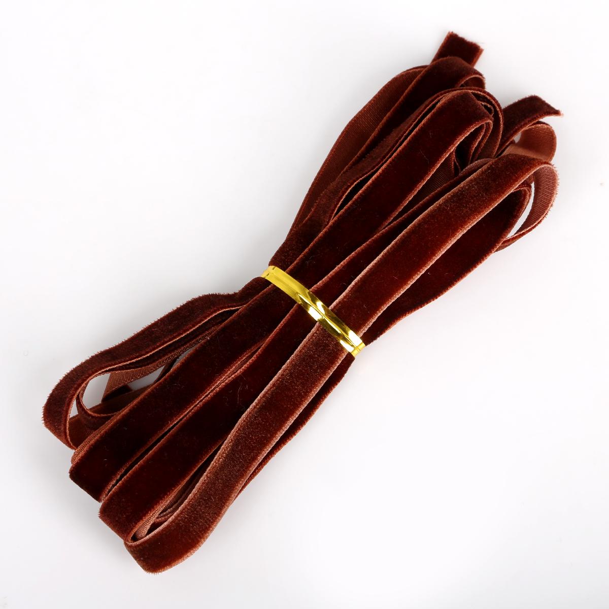 

5 ярдов, 10 мм, разные цвета, варианты, бархатная лента, велюровая тесьма, повязка на голову, аксессуары для повязки для волос глубокий/коричневый