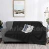 Scouting Legion Black Illustration | | Shingeki No Kyojin Anime Blanket Super Soft Warm Light Thin