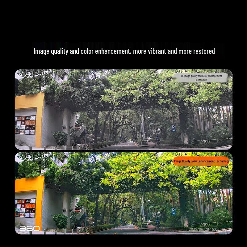 360 K380 2K Ultra HD Dash Cam with Night Vision (CN version)