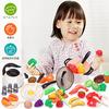 Cute Stone Pretend Play Kitchen Set, 44-Piece Set with Cookware, Pots, and Realistic Ingredients for Pretend Play, Perfect for Parent-Child Play, Birt