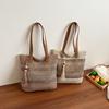 Summer new high-end seaside vacation beach bag women's simple leisure large-capacity weaving