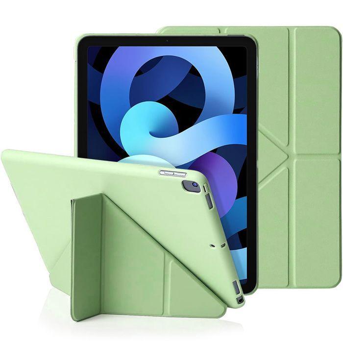 Coque pour iPad Air 11" (2024/2025) - Protection Antichoc - Vert - Pliable - Réveil/Sommeil Auto