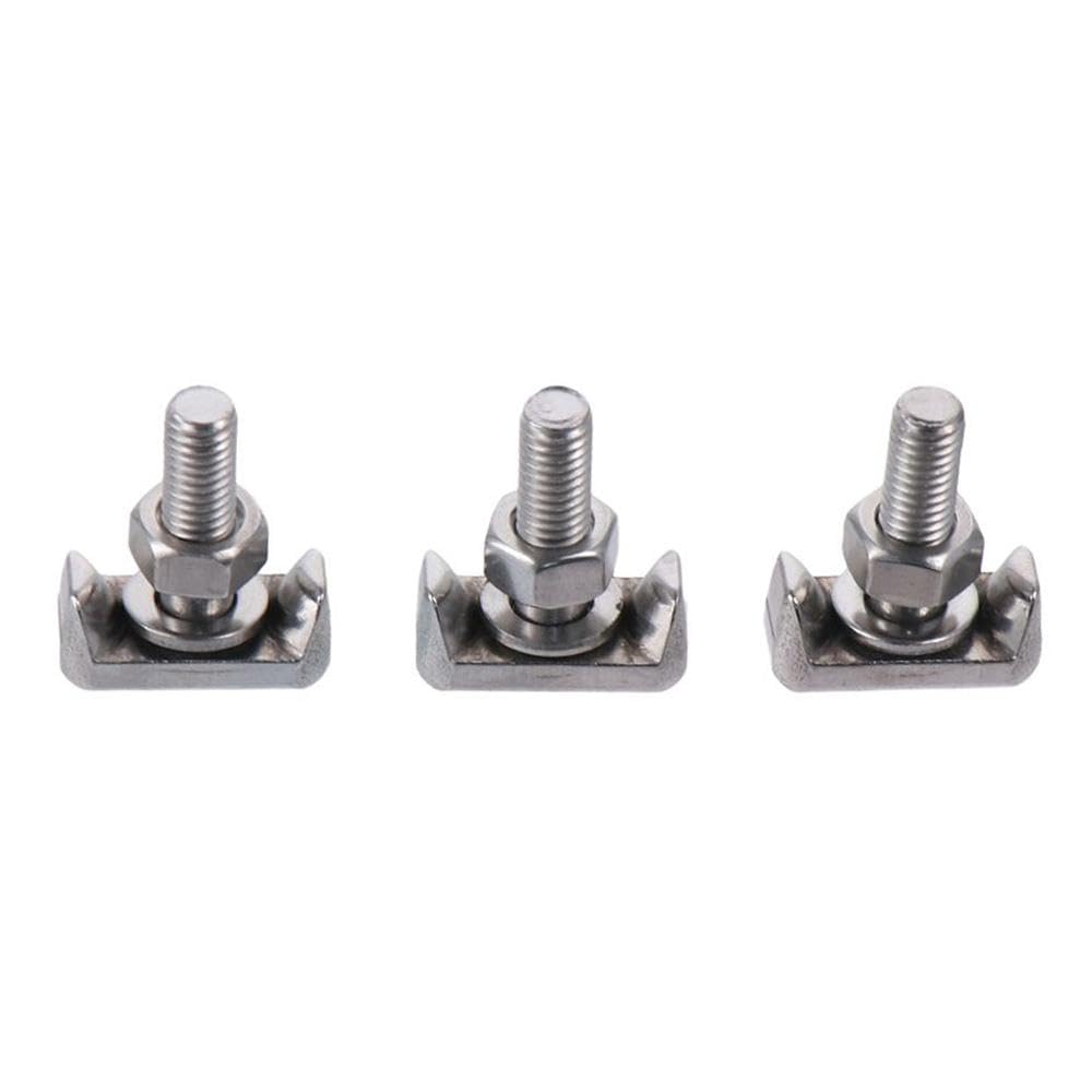 4 Pcs Terminal Bolt Kit 19116852 6X0915138 T Bolt Replacement Car Assessories Parts for BMW, GMC, Chevrolet, Volkswagen