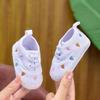 Embroidered Soft Sole Canvas Shoes for Baby Girls, Ages 0-1, Spring & Autumn Collection