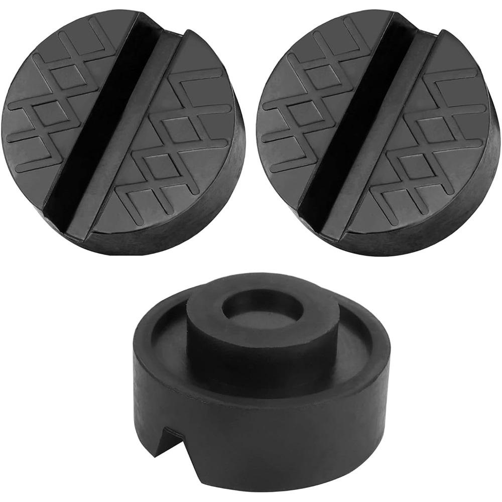

Pack Of 3 Jack Rubber Pads, Universal Jack Pads, Grooved And Honeycomb-textured Rubber Pads, Suitable For Jacks, Lifting Platforms, Etc.