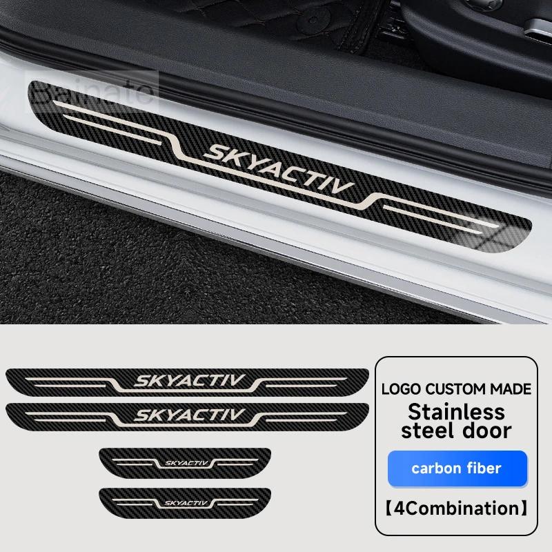 AAGE1 Per MAZDA 3 6 SKYACTIV CX-30 Axela CX-5 Atenza CX-3 CX9 Auto Acciaio Inossidabile Pedale Soglia Porta Benvenuto Piastra Battitacco Decorazione Copertura