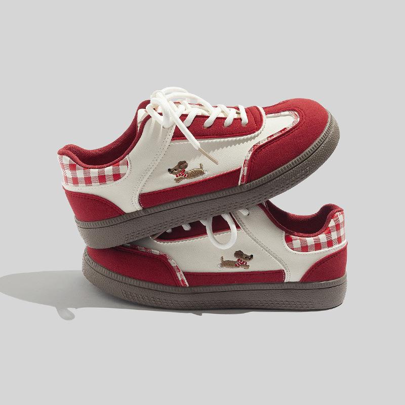 Beier Port style retro niche moral training shoes spring new student soft baseplate shoes 35