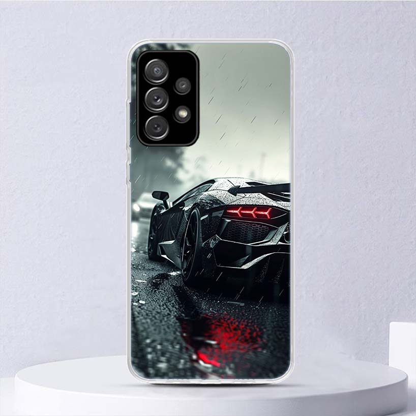 Cool Male Men Sports Cars Soft Case For Samsung Galaxy A16 A15 A14 A13 A56 A55 A54 A53 Phone Cover A26 A36 A25 A35 A24 A34 A23 A