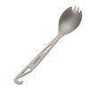 Lixada Titanium Spork med flasköppnare Lätt utomhus middagssked gaffel för resor Camping Backpacking