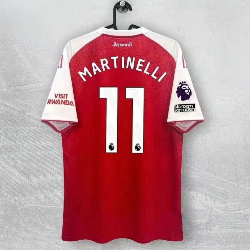Arsenal Hazai Futballmez ''-'' Szurkolói Kiadás Egyedi Név Szám Rövid Ujjú Futball Szett Férfi Női