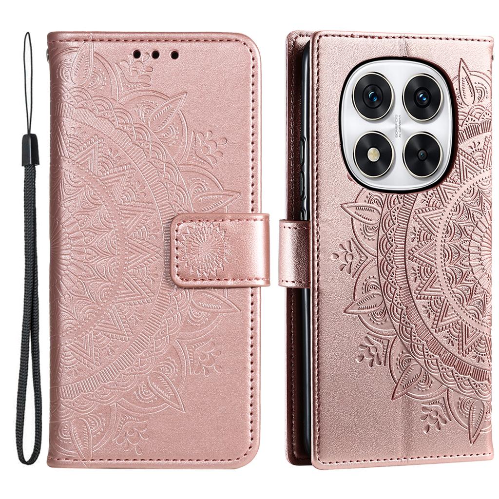 Stand Case for Xiaomi Redmi Note Note 14 Pro+ 5G/14 Pro 5G/Poco X7 5G Imprinted Totem PU Leather Wallet Phone Cover