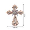 Car Vent Clips Crystal Cross Car Perfume Clips Car Air Fresheners Vent Clips for Women Cross Rhinestone Air Freshener Vent Clip