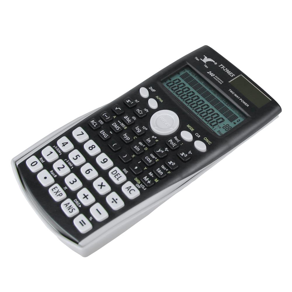 Scientific Calculators Math Calculator with 240 MultiFunctional Calculator 2 Lines LCD Display