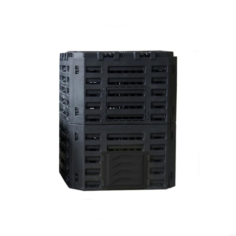 

Pack of 1 Spacious Garden Compost Container Reducing Fermentation Frequency While Handling Daily Scraps Efficiently чёрный