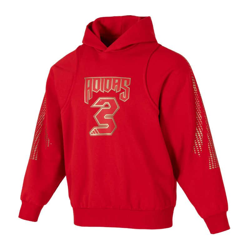 

Adidas Sweatshirts Men s Red Hooded Moderate Other JM5683 175/96A/M