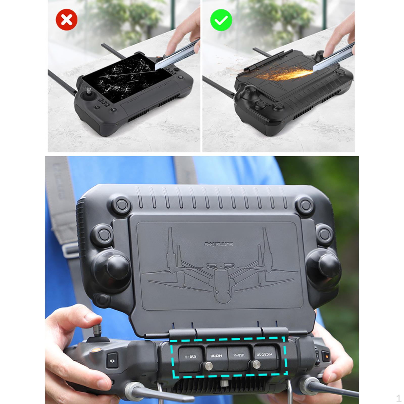 

Сонцезахисний капюшон 2 в 1 Аксесуари для дронів Захисний чохол для екрану RC Контролер Захисний чохол для