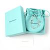 Great TIFFANY&Co. Bracelet Open Heart 5P Silver SV925 Women Used