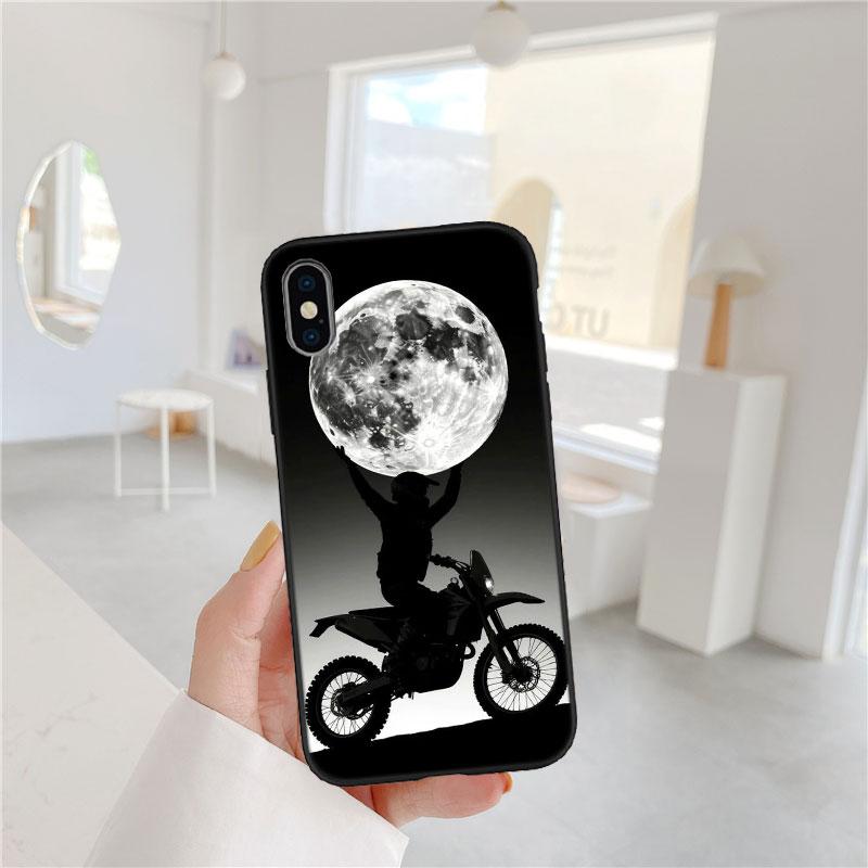 LO95 Motorcycle Racing Soft Shell Phone Case for iPhone SE X XS XR 11 16E 17 Pro Max Air 8 7 6 6s Plus