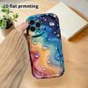 Phone Case: 2D Flat Design Suitable for iPhone 18, 17, 16, 15, 14, 13 Pro Protective Cases, Couple Style, Neon Waves, Christmas and Halloween Gifts