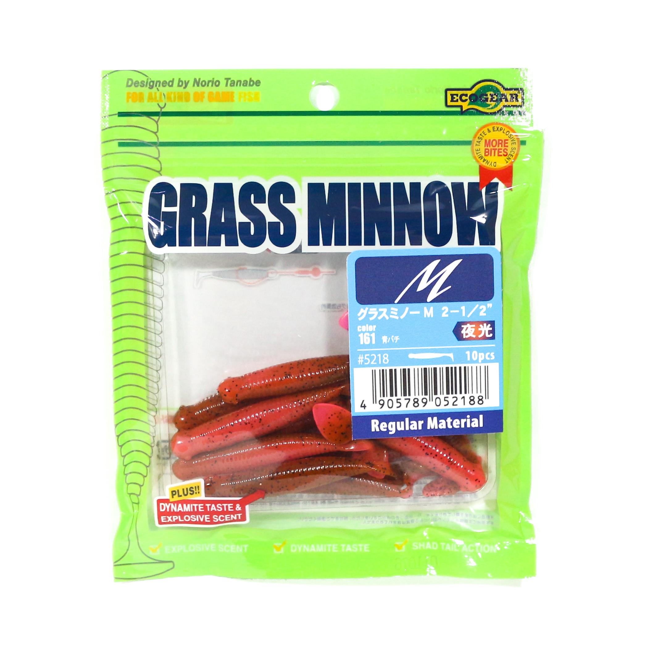 

Ecogear Soft Lure Grass Minnow M 2-1/2 дюйма 10 шт. в упаковке 161 (2188)
