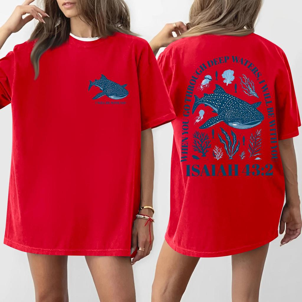 Women's Round Neck Printed Short-sleeved T-shirt Top