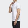 Adidas T Shirts Men's White Crew Neck Moderate Straight Fit GL5622