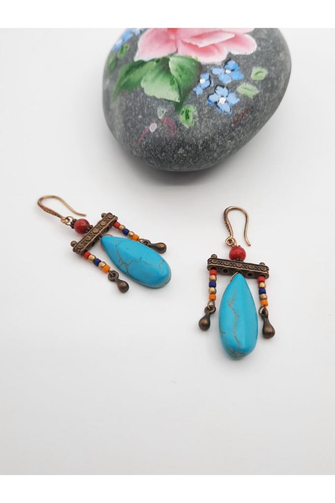 Valentine's Day Birthday Gift Handmade Ethnic Authentic Hippie Bohemian Fashion Jewelry Earrings