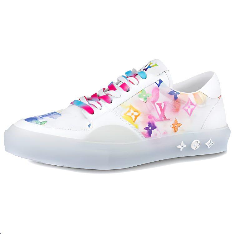 Louis Vuitton Ollie Sneakers 'White With Colorful Monogram' 1A8SGT