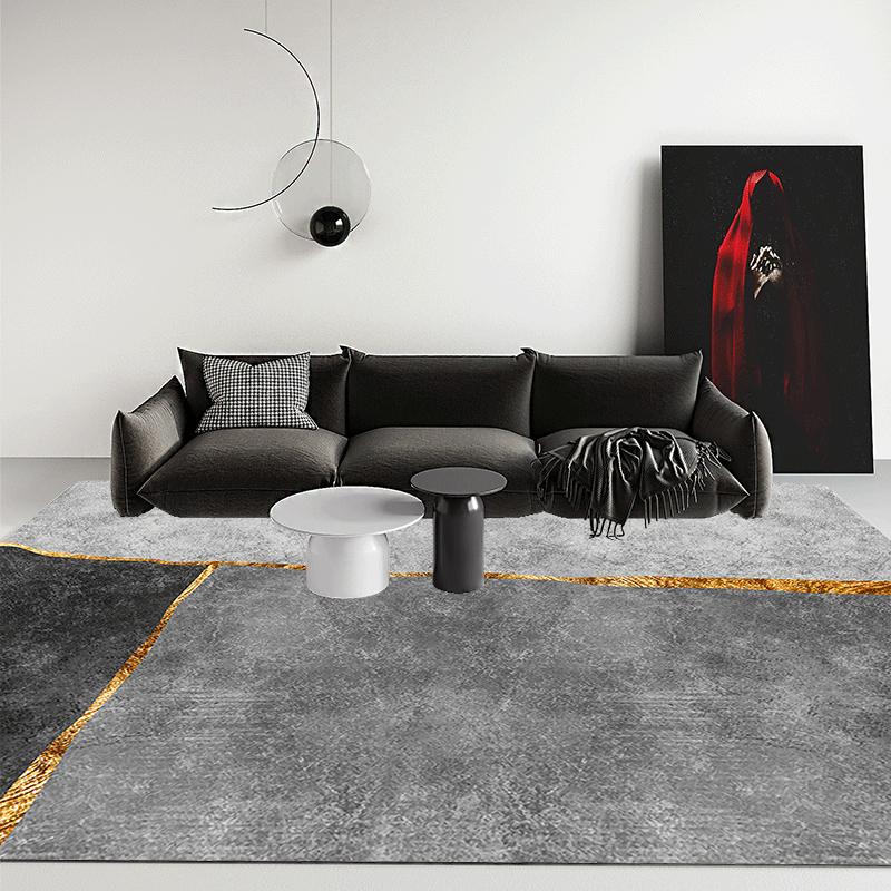 Nordic Modern Living Room Carpet Floor Mat Sofa Coffee Table Mat Bedroom Home Carpet