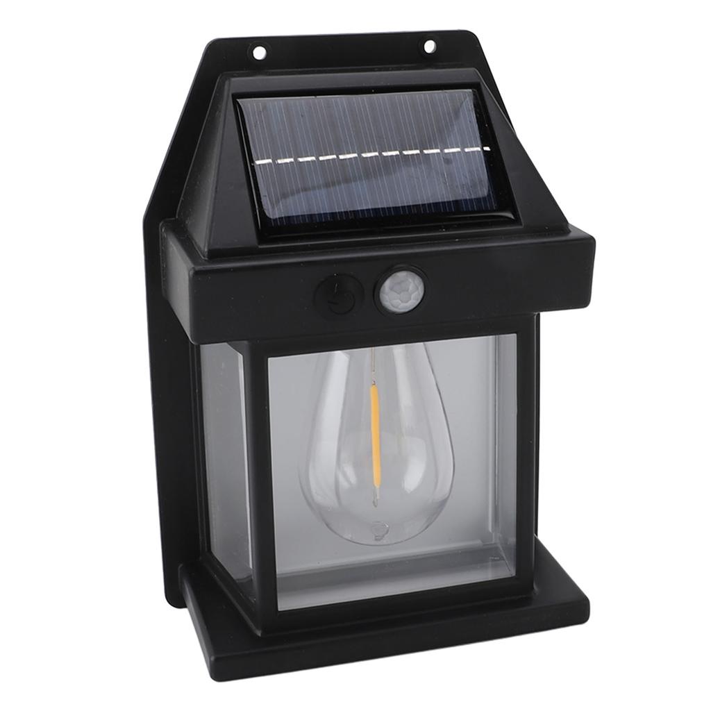 Solar Sensor Motion Wall Lights Waterproof Weather Resistant 3 Speed Cordless Solar Wall Lamps Porch Lanterns