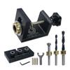 Multifunctional Woodworking Doweling Jig Kit Cabinet Furniture Hole Puncher Drill Guide Locator Household Assembly Tools