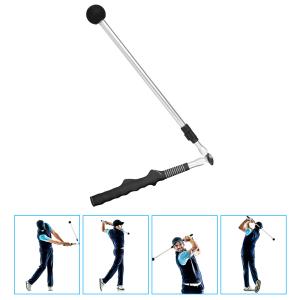 Portable Golf Swing Trainer Lightweight Adjustable Golf Swing Trainer Aid With Ergonomic Grip For Beginners