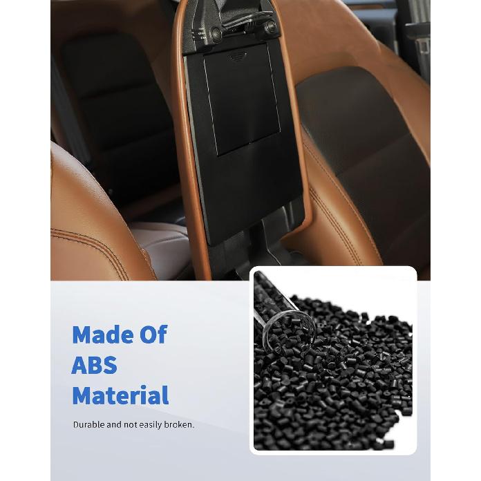 Updated Hidden Storage Fit for Bronco Sport Center Console Organizer Armrest Secret Compartment Hidden Tissue Holder for Bronco Sport Interior