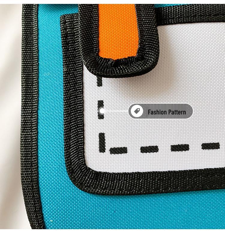 3D Multifunctional Backpack for Primary School Students, Grades 3-6 - Personalized Schoolbag with Optional Logo