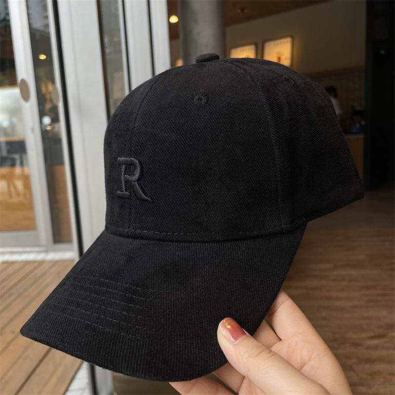 

Чоловіча бейсбольна кепка з високим верхом і жорстким верхом, жіноча модна кепка з підлітерною вишивкою, сонцезахисний капелюх у простому та універсальному вигляді Adjustable