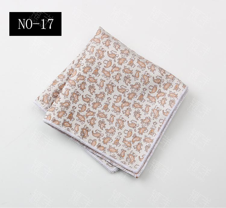 2024 Dress Business Wedding Suit Pocket Small Silk Square Towel Striped Breast Towel Handkerchief Banquet Gift Box