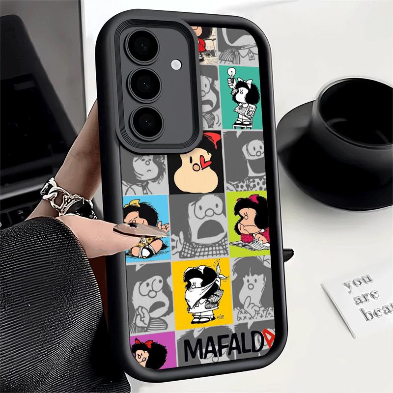 

Phone Case for Samsung Galaxy A17 A16 A15 A14 A13 Mafalda Cartoon Cute A56 A36 A26 A55 A35 A25 A54 A34 A24 A53 A33 A23 A07 A06 Samsung A23