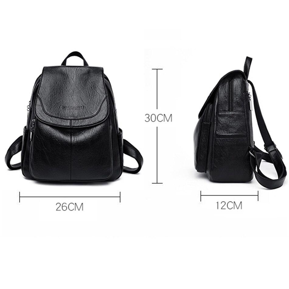 Leather Backpacks For Women Large Capacity Travel Backpack Females Ladies Bagpack Luxury Casual Daypack Leather Backpacks For Women Large Capacity Travel Backpack Females Ladies Bagpack Luxury Casual Daypack