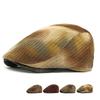 Autumn Winter Wool Cap Women's Tie-Dye Beret British Retro Progressive Cap Men's Peaked Cap