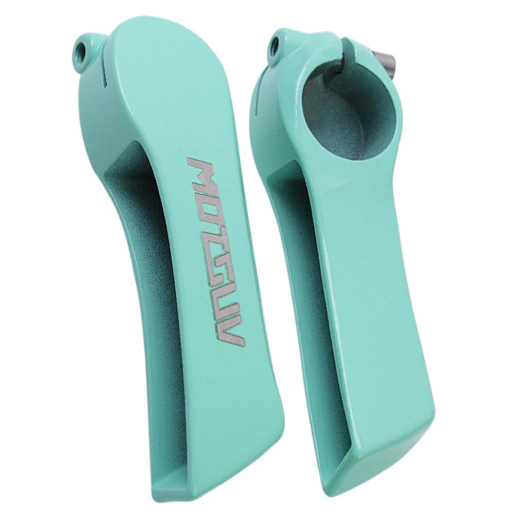 1 Pair Adjustable Small Auxiliary Bicycle Handlebar Aluminum Alloy Vice Handle Rest Blade Handlebar Grips MTB Riding Equipment