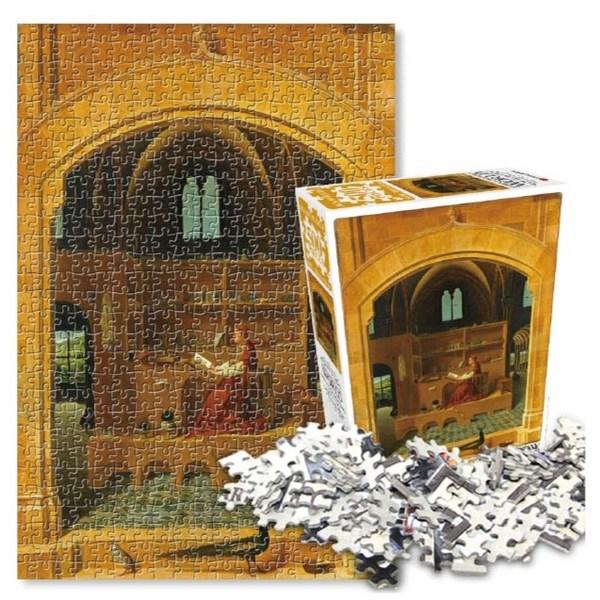 Haksan Cultural History Famous Painting Jigsaw Puzzle, 500 Pieces, Saint Jerome In the Lab