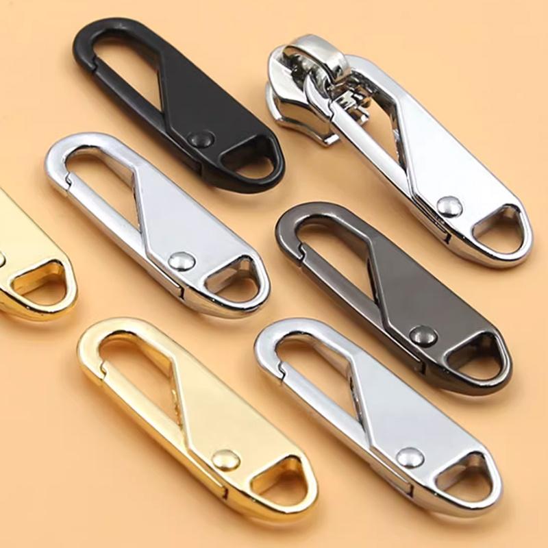 Reißverschlusskopf Universal Sofort-Reißverschluss-Reparaturset Ersatz für gebrochene Schnalle Reisetasche Koffer Reißverschlusskopf DIY Nähhandwerk